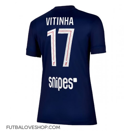 Dres Paris Saint-Germain Vitinha #17 Domáci pre Ženy 2025-26 Krátky Rukáv Dres Paris Saint-Germain Vitinha #17 Domáci pre Ženy 2025-26 Krátky Rukáv